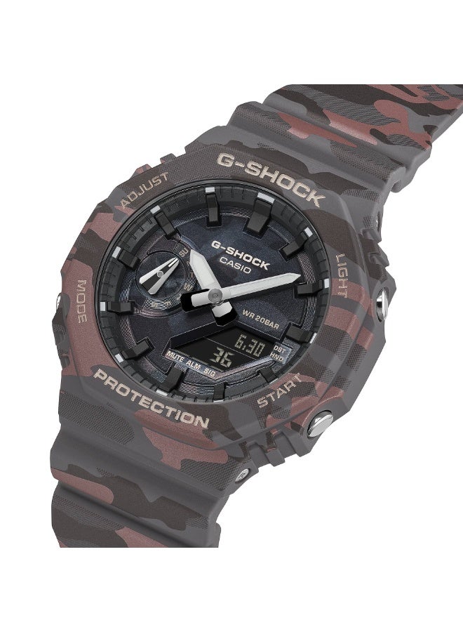 Casio G-shock Analog Digital Camouflage Pattern Men's Watch GA-2100CMD-8A - Image 3
