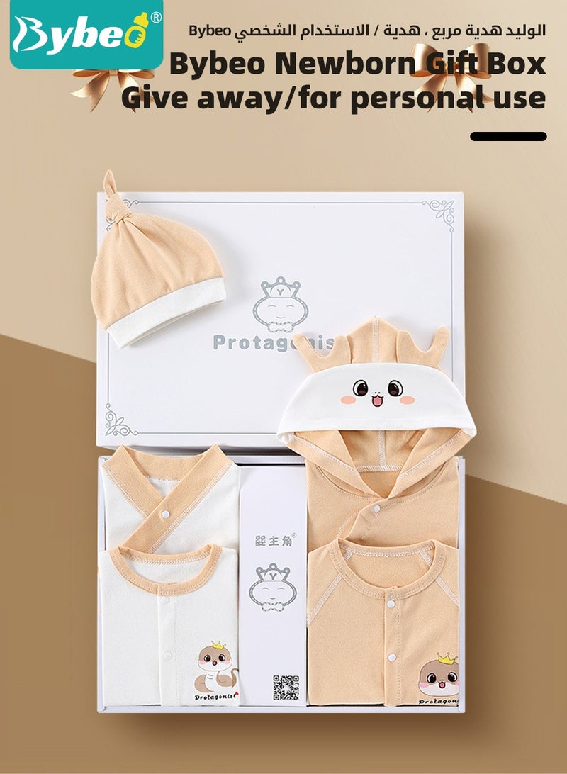 Bybeo 26PCS Newborn Baby Gift Set, Newborn Layette Gift Set for Boys and Girls, Babies Essential Clothes Accessories with Baby Blanket, 100% Premium Cotton, for Spring Summer Autumn Winter - Image 4