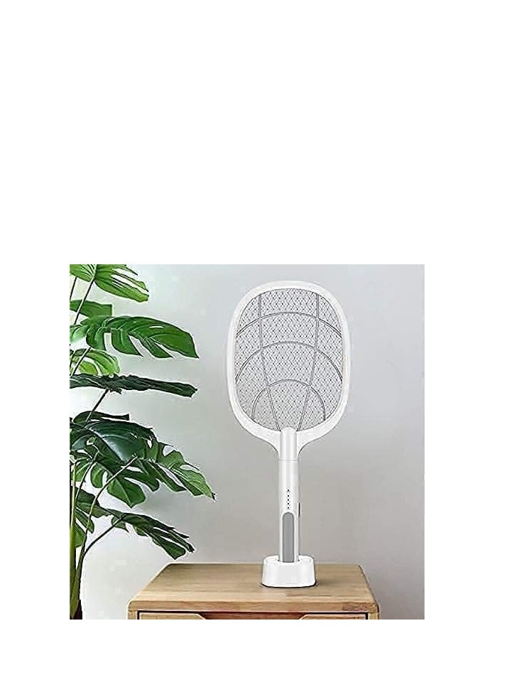 Earth Rated Mosquito Bats Racket Killer Five Nights Mosquito Killer Racket Rechargeable Handheld Electric Fly Swatter Mosquito Killer 15 Lavender (Multi)  - Image 4