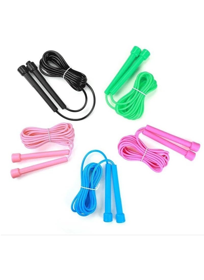 SportQ SportQ Lightweight Jump Rope for Fitness and Exercise - Adjustable Jump Ropes with Plastic Handles - Tangle Free for CrossFit, Gym, Cardio and Endurance Workout  - Image 2