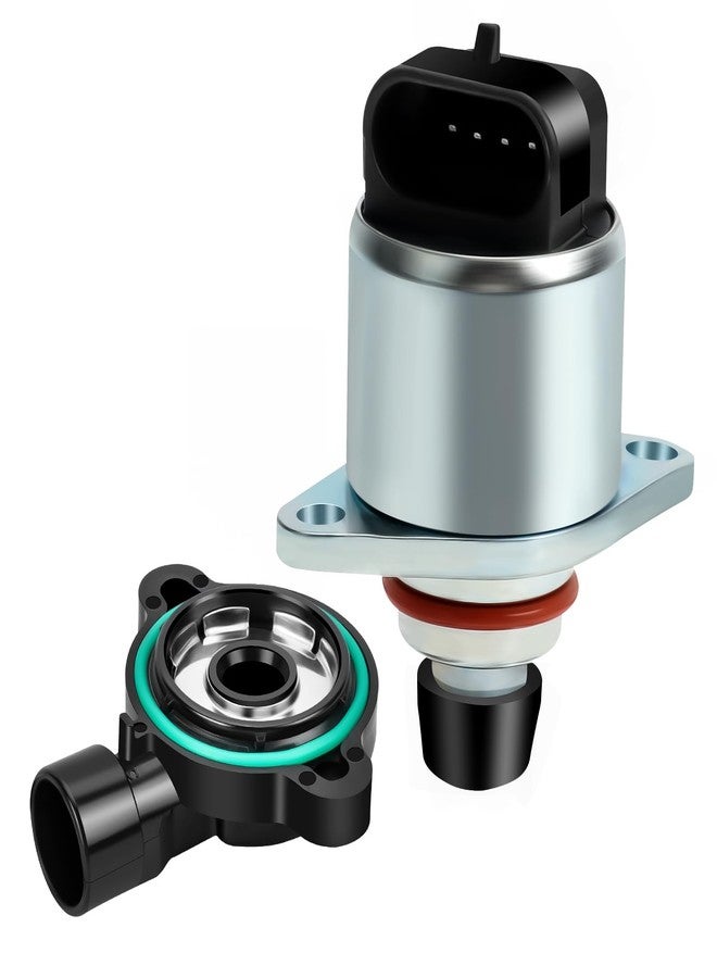 NPAUTO Idle Air Control Valve and Throttle Position Sensor Compatible with 1999 2000 2001 2002 Chevy Silverado Suburban Avalanche Tahoe Camaro GMC Sierra Yukon XL 1500 2500 3500, Firebird AC234 217-1806 - Image 1
