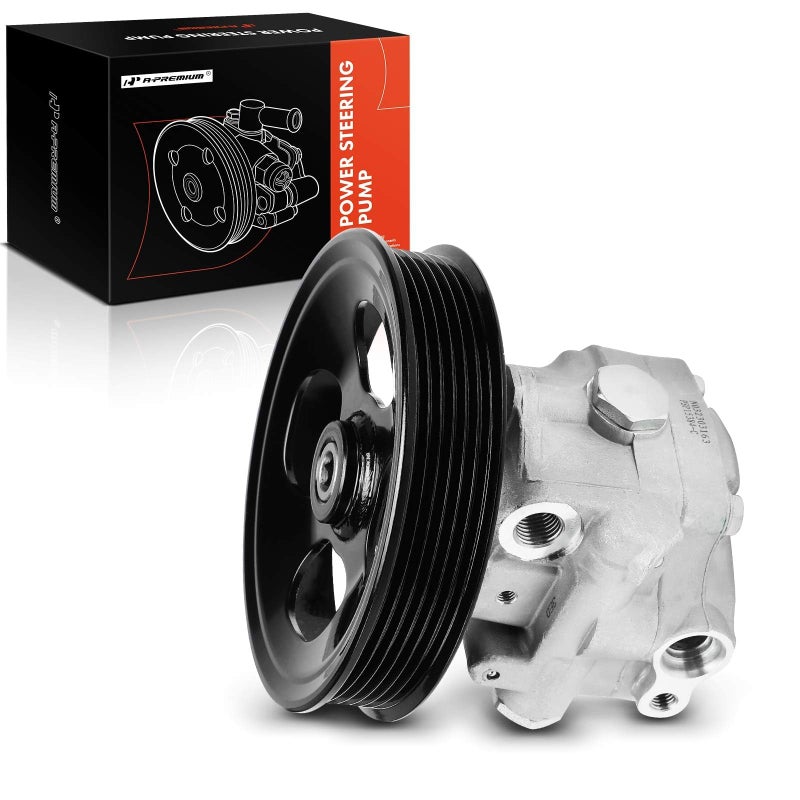 A-Premium APremium Power Steering Pump with Pulley Compatible with Mitsubishi Lancer 2003 2004 2005 2006 20L - Image 2