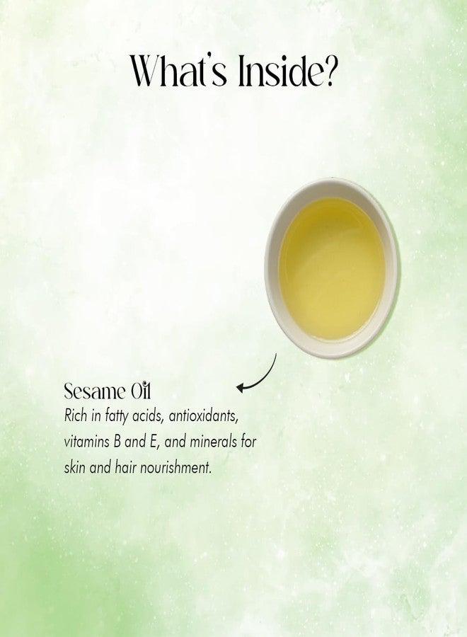 Ohria Ayurveda Cold Pressed Raw Sesame Oil | Hydrates, Age Delay & Nourish| Natural Body Massage & Hair Care Oil| Suitable for All Skin Types - 50ml - Image 3