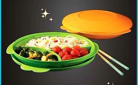 طبق تيفر وير مقسم، قد يختلف اللون