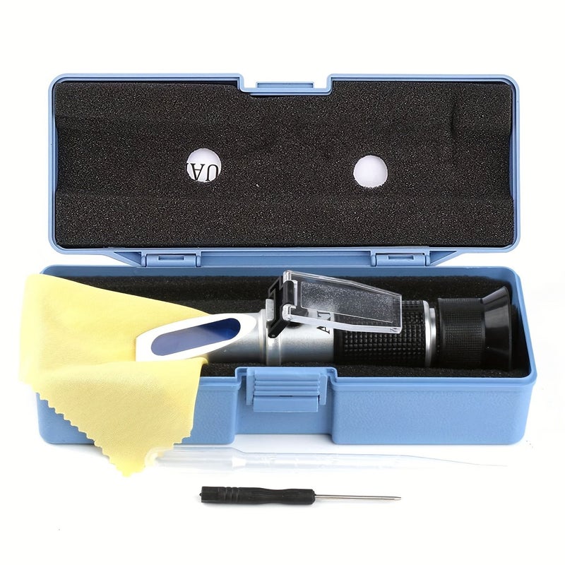 Aluminum Alloy Multifunctional Refractometer For Antifreeze Diesel Exhaust Fluid Battery Acid Washer Fluid - Image 2