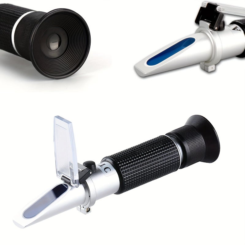 Aluminum Alloy Multifunctional Refractometer For Antifreeze Diesel Exhaust Fluid Battery Acid Washer Fluid - Image 5