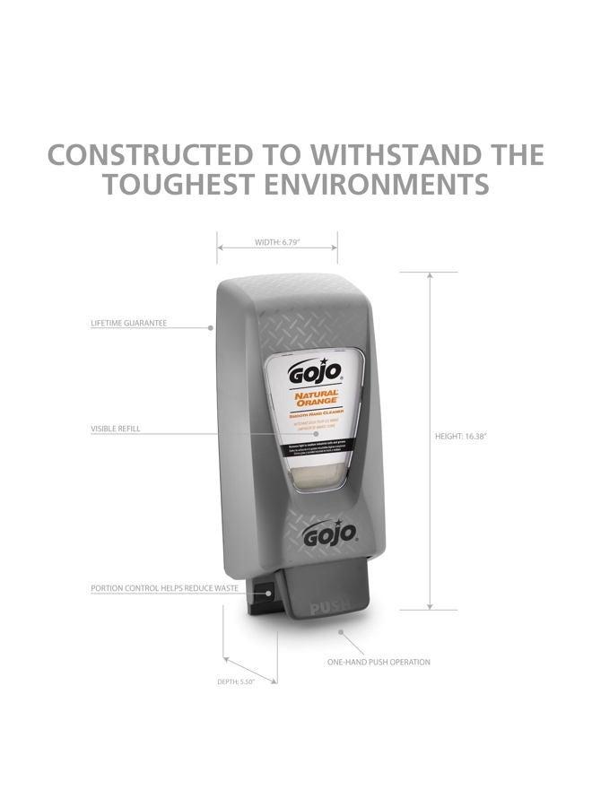Gojo PRO 2000 Hand Soap Dispenser, 2000mL, Black - Image 2