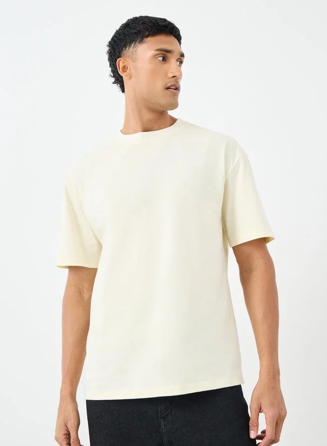 Styli Styli Men Oversized Typographic Print T-Shirt