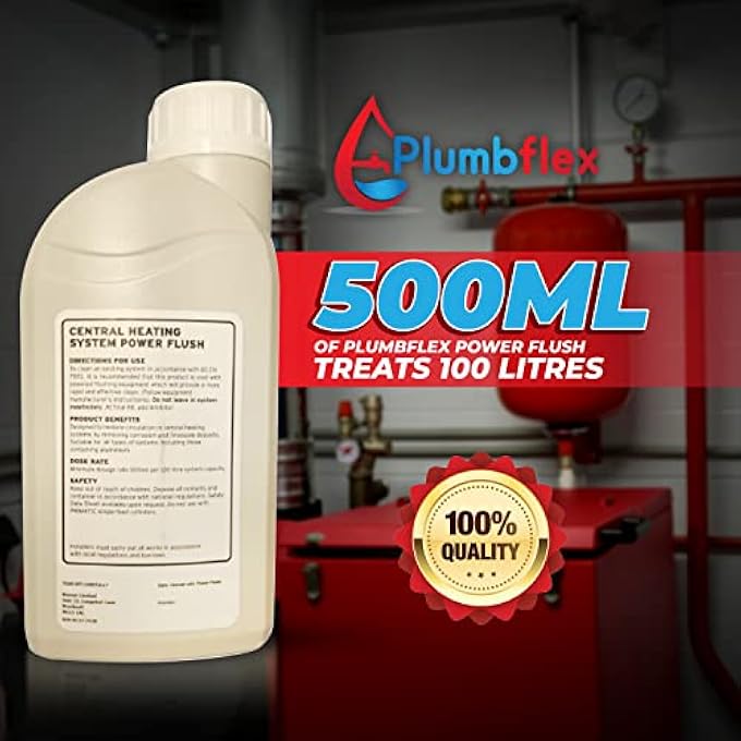 CENTRAL HEATING POWER FLUSH TREATMENT, 500ML TREATS 100 LITRES - Image 2
