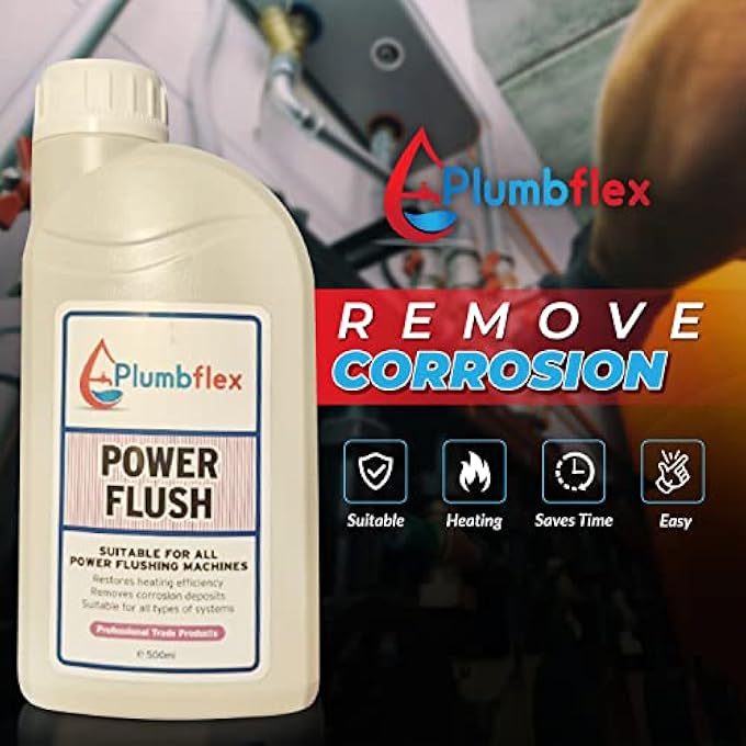 CENTRAL HEATING POWER FLUSH TREATMENT, 500ML TREATS 100 LITRES - Image 3