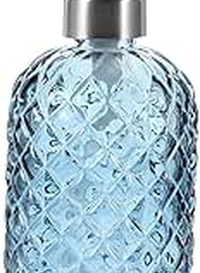 Elegant Glass Soap Dispenser Refillable 350ml Bathroom Hand Lotion Pump Bottle - Image 1