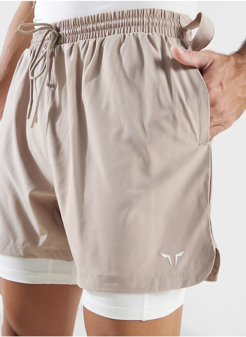 سكوات وولف 5" 2In 1 Essential Pro Shorts