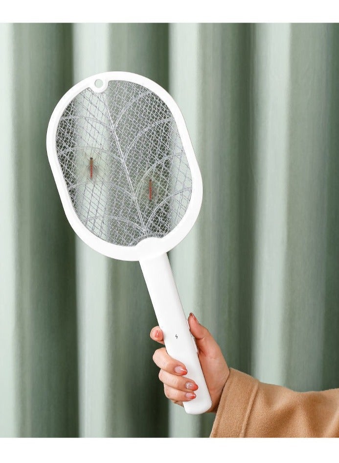 ليشب فائدة نموذج يتعلق قدرة كبيرة بطارية واقية مضرب تنس طرد الحشرات ، الذي هو مناسبة للاستخدام في غرف النوم ، والمطابخ ، والمكاتب ، الفناء الخلفي ، الشرفات ، في الأماكن المغلقة في الهواء الطلق . - Image 4