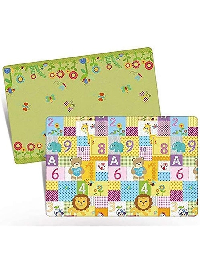 JCB CHIC Foldable Baby Play Mat, 200 * 180 * 1CM Extra Large Waterproof Activity Playmats for Babies,Toddlers, Infants, Play & Tummy Time, Foam Baby Mat for Floor,Indoor Outdoor Use  - Image 3