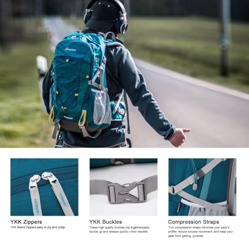 MOUNTAINTOP 25L/40L Hiking Backpack,Lightweight Travel Backpack for Men Women Outdoor Backpacking, Camping - Image 3