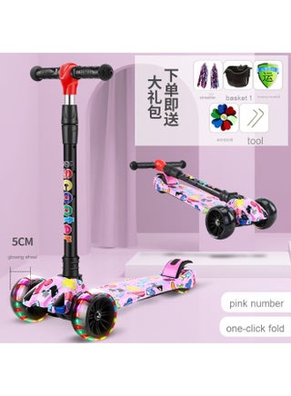 Pink Graffiti Hummer Flash Wheels