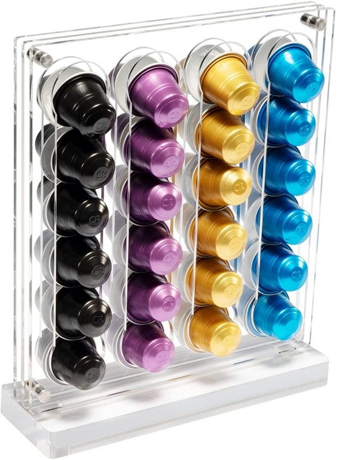 Nynelly Acrylic Coffee Pod Holder, Coffee Capsule Holder Rack for NESPR Capsules Originalline, Coffee Pod Storage Organizer Stand, Hold 40 Capsules for Kitchen, Office, Coffee Bar - Image 1