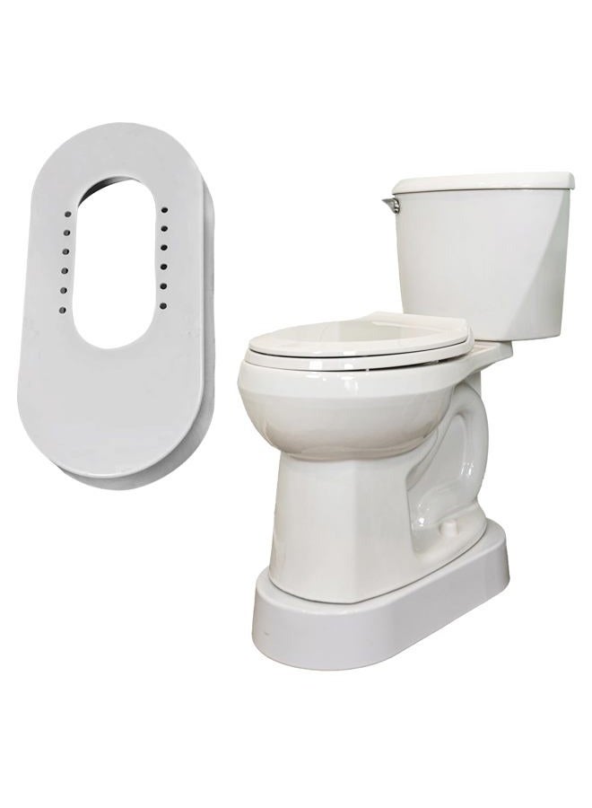 Toilevator Toilet Riser, 11-1/2"W x 23"L x 3-1/2"H, 500-lb Capacity - Image 1