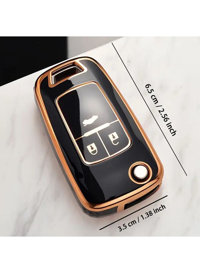 No Logo TPU Car Key Cover Soft Green Case For Cruze Captiva Trax - Image 2