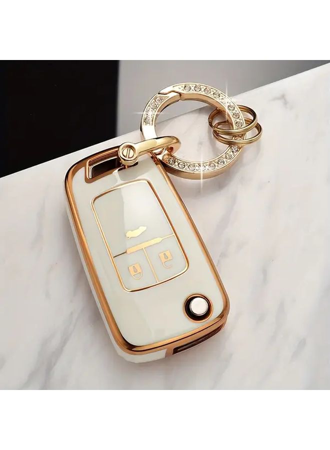 No Logo TPU Car Key Cover Soft Green Case For Cruze Captiva Trax - Image 5