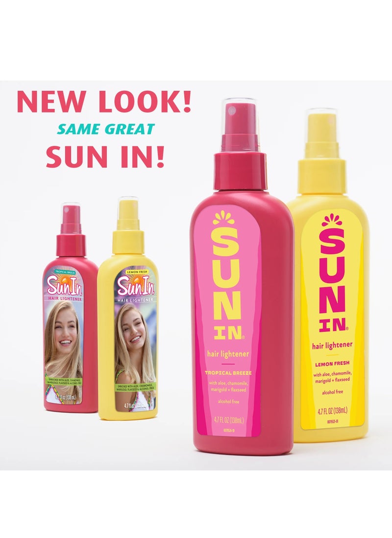 Sun In - Pack of 2 Hair Lightener Spray Lemon Fresh 2 x 4.70 oz - Image 1