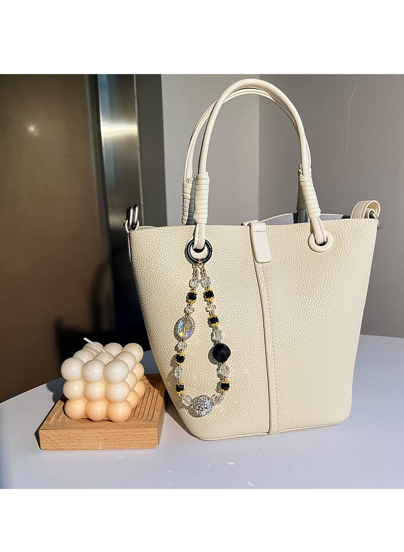 SYOSI Phone Wrist Strap, Cellphone Beaded Lanyard with Tether Tab, Anti Theft Charm Bracelet, Hands-Free Wristlet for Women and Girls - Image 3