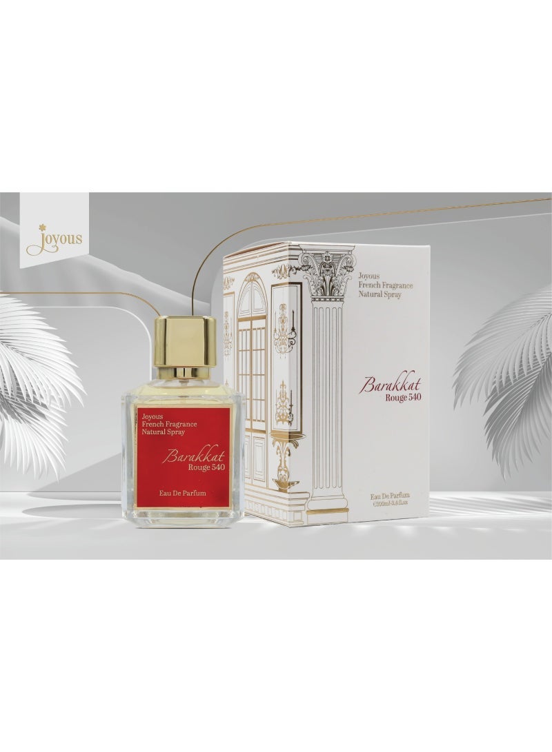 French fragrance Barakkat Rouge 540 100ml