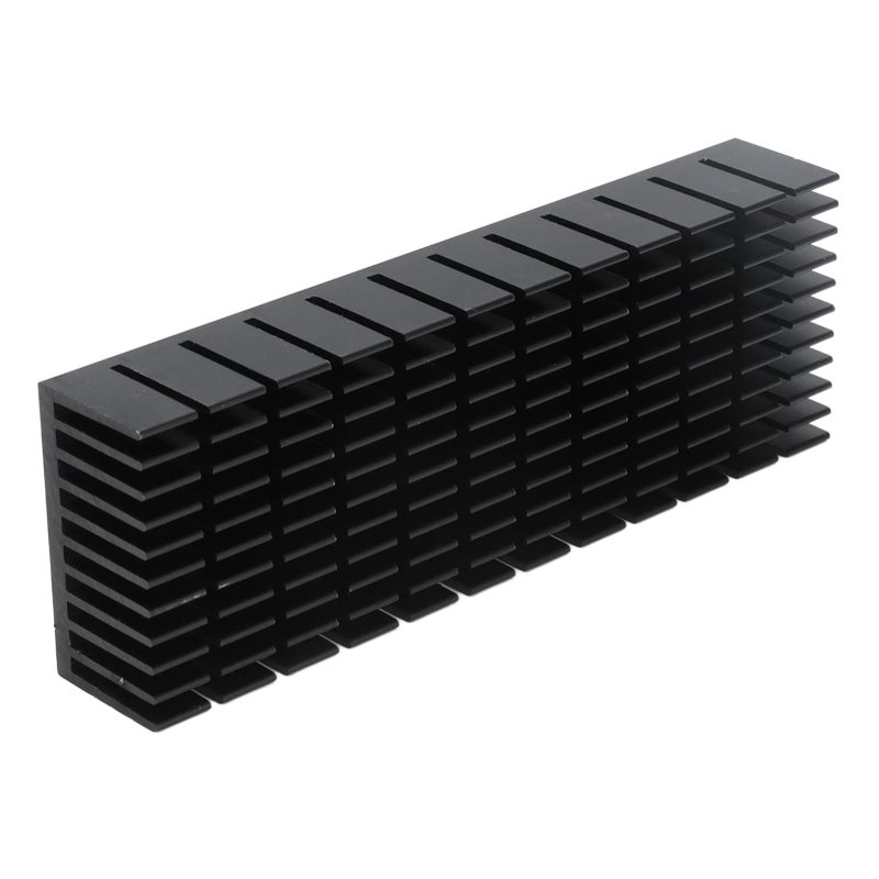 2 Pack Aluminum Cooling Fins Heatsink Kit With Back Glue 120x40x20mm - Image 3