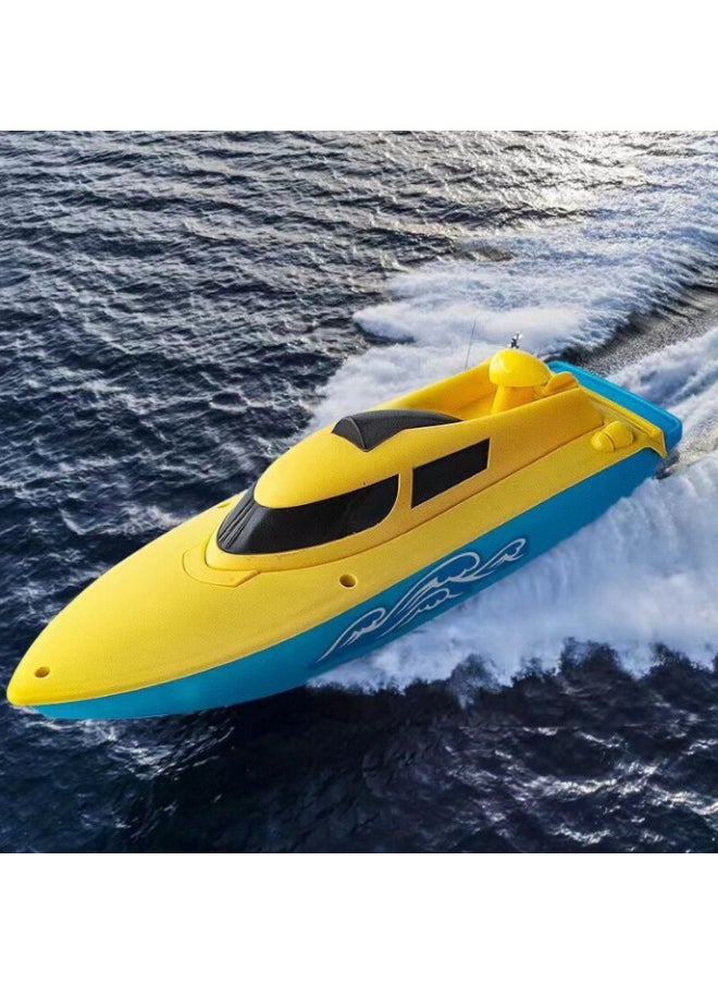 Remote Control Boat Speedboat Summer Water Yacht Model Long Endurance Four-channel Rowing Children's Remote Control Toy-Color:0036-6 White  - Image 3