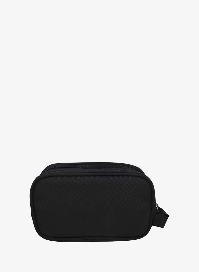 AMERICAN TOURISTER  Nobleton Clutch Bag, 100% Polyester, Black|Metallic Zipper|Carry Phone, Accessories & Essentials|Lightweight, Stylish & Multifunctional - 1 Year International Warranty  | Best Price UAE