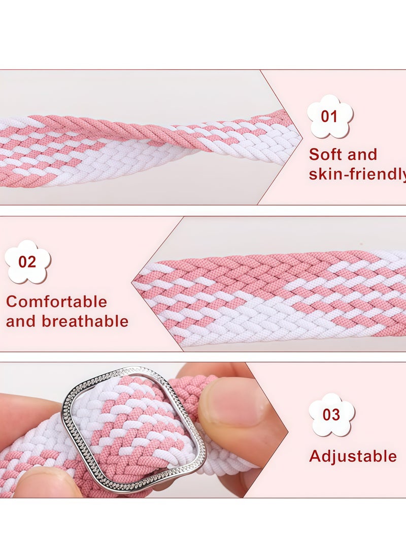 2 Pack Airtag Kids Wristbands, Kids Bracelet Compatible with Apple AirTag, Nylon Strap Tracker Cassette Holder Accessories for Toddlers Adults, Adjustable Anti-Lost - Image 3