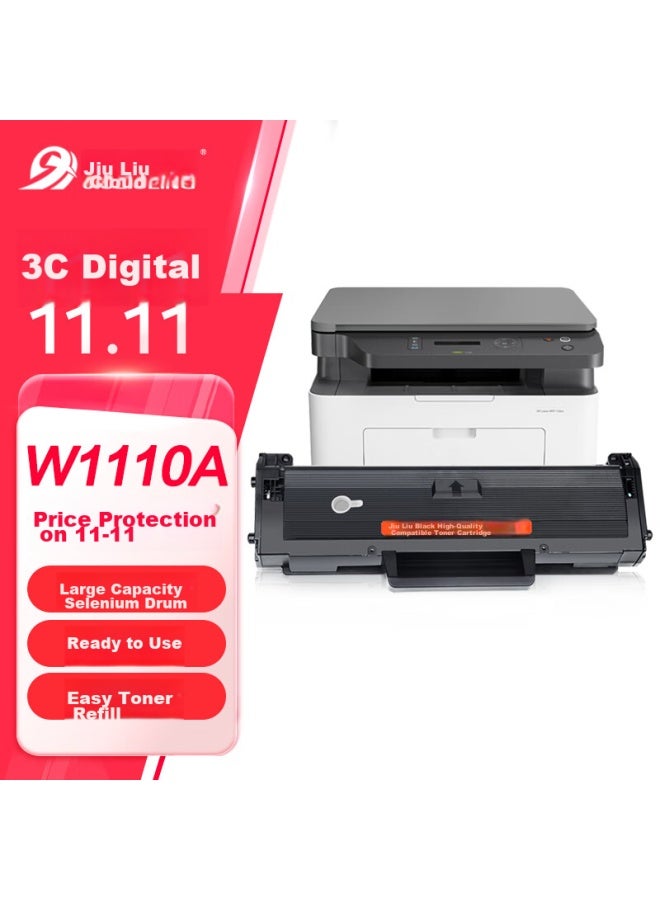 Jiuliuling 136w Toner Cartridge, Compatible With Hp 110a W1110a Toner Cartridge With Chip, Suitable For Hp Mfp 136nw 136a 108w 108a 138pw Printers - Image 1