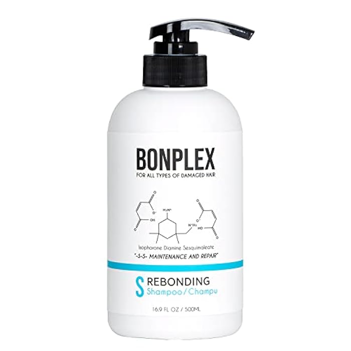 BONPLEX Rebonding Shampoo For All Hair Types | For Damaged, Dry, Brittle, Colored, Permed, and Chemically-Treated Hair | Safe for Hard Water | Reconnect Broken Disulfide Bonds - Image 1