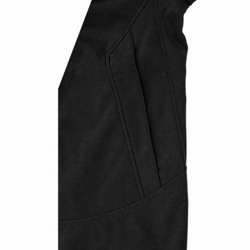 BKK SOFT SHELL JACKET Black Fishing Hunting Jacket DWR Softshell Outdoor Hiking Coat (US, Alpha, X-Large, Regular, Regular, Black) - Image 2