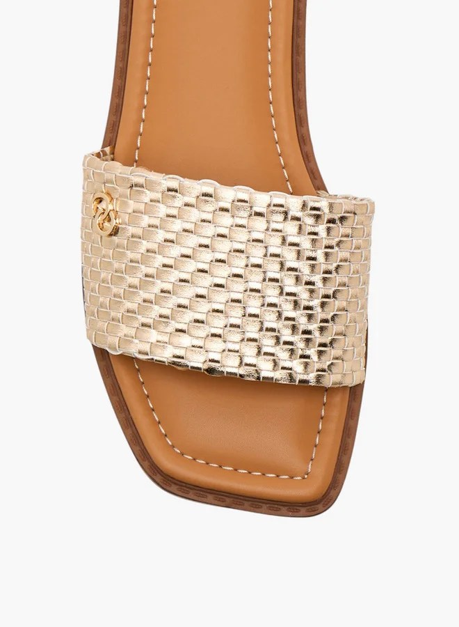 Celeste Women's Textured Slip-On Flat Sandals