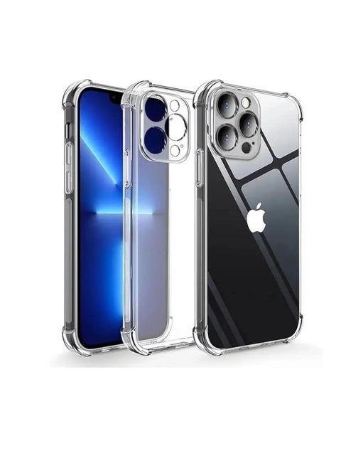 Clear Case Shockproof Phone Cover Protective Phone Case for iPhone 15 Pro, 6.1 inch