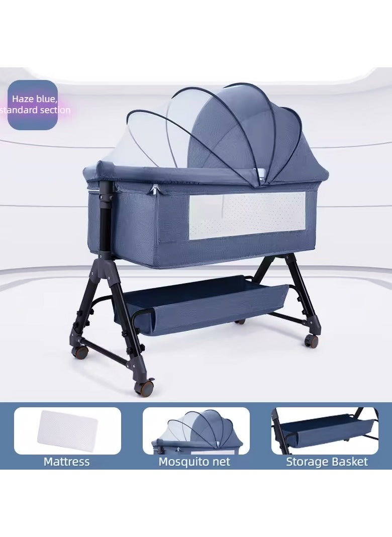 DubaiGallery - Newest Popular Metal Adjustable Baby Cribs Baby Swing Bed Baby Cradle - Image 1