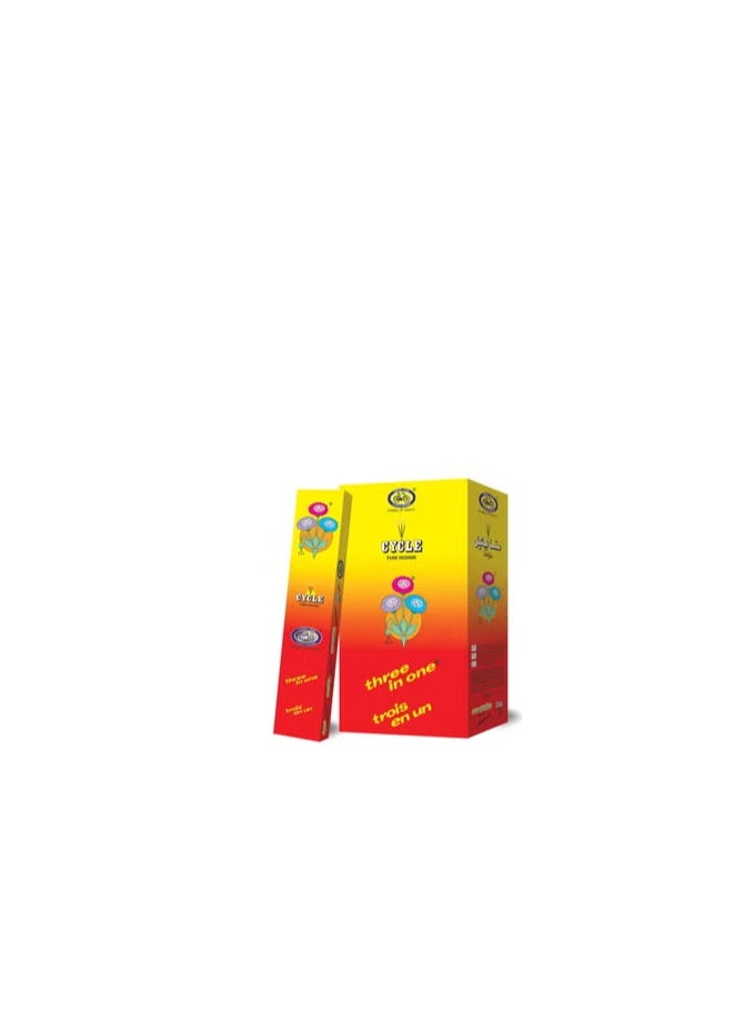 سايكل - عصا البخور النقية 3 في 1 (أغارباتي) - Image 1