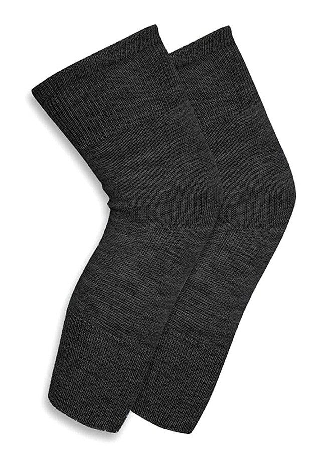 Atipriya Knee Warmers Woolen Knee Cap knee jacket For women Elastic Support Fully Stretchable (Grey) - 2 Pair - Image 2
