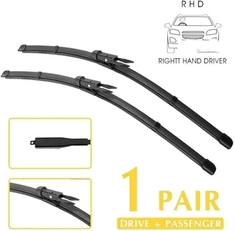 QASULER Car Front Wiper Blades for Ford Fusion 2013-2018 - Image 4