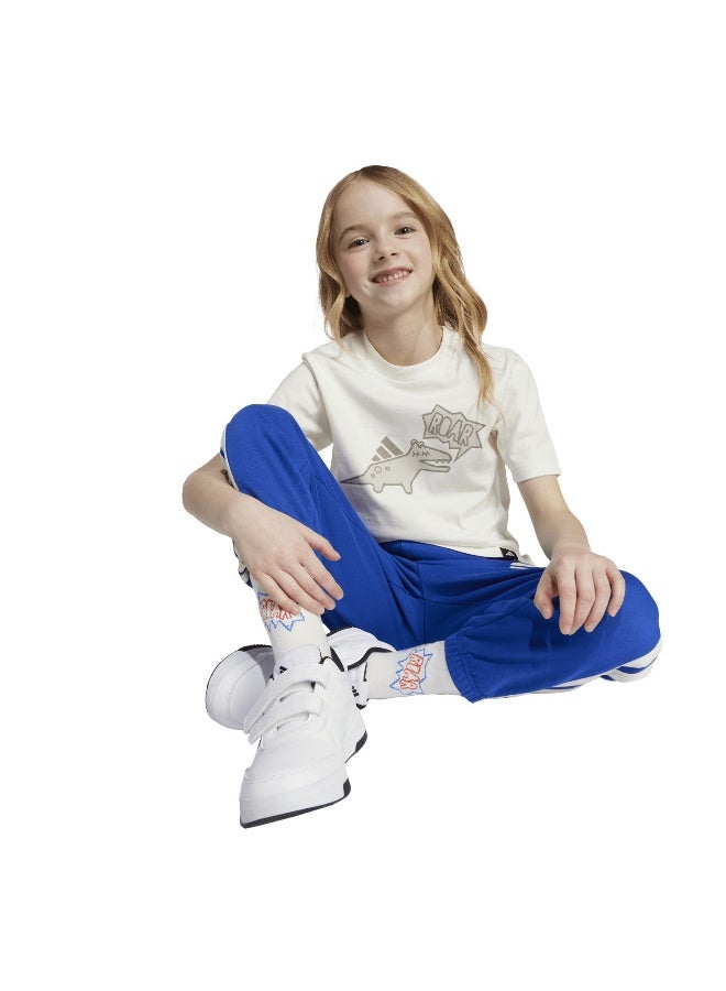 Adidas Lk Adiraptor T White Training T-Shirts For Kids 3-4Y - Image 5