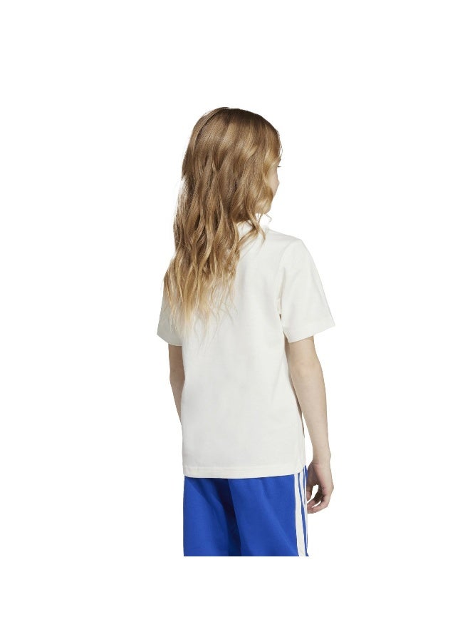 Adidas Lk Adiraptor T White Training T-Shirts For Kids 3-4Y - Image 3