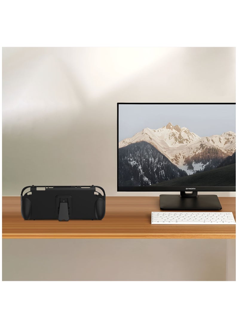 Protective for Nintendo Switch 2, anti-scratch, with Holder, Ergonomic design, TPU, Black