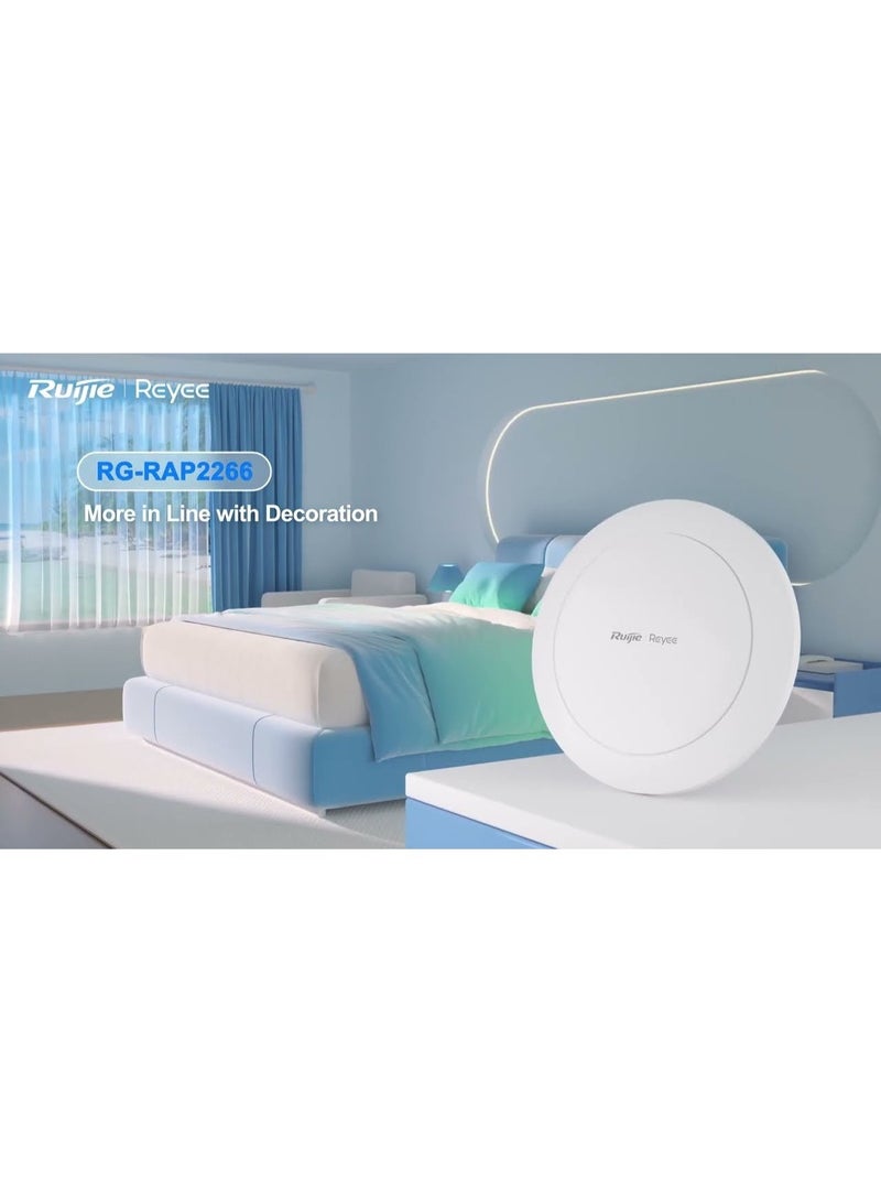 Ruijie RG-RAP2266, Reyee Wi-Fi 6 AX3000 Indoor Ceiling-Mount Access Point - Image 3
