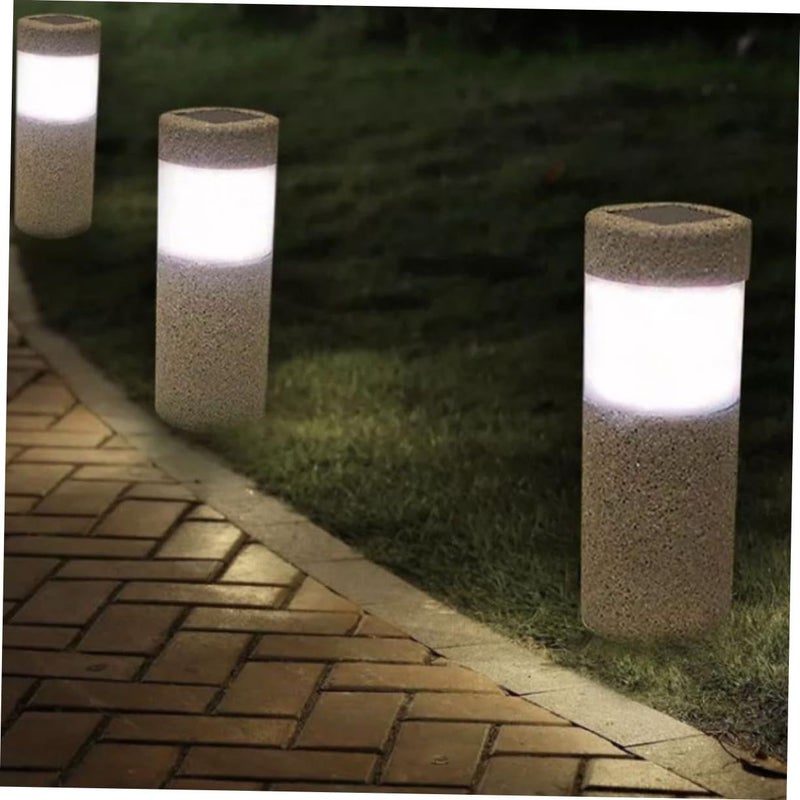 Solar Stone Spray Lamp Outdoor Garden Landscape Lighting Cylindrical - Image 4