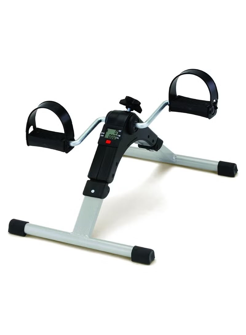Denx Portable Mini Exercise Bike Pedal Exerciser with LCD Display for Legs and Arms Workout - Adjustable Resistance - 1 Year Warranty - Image 3