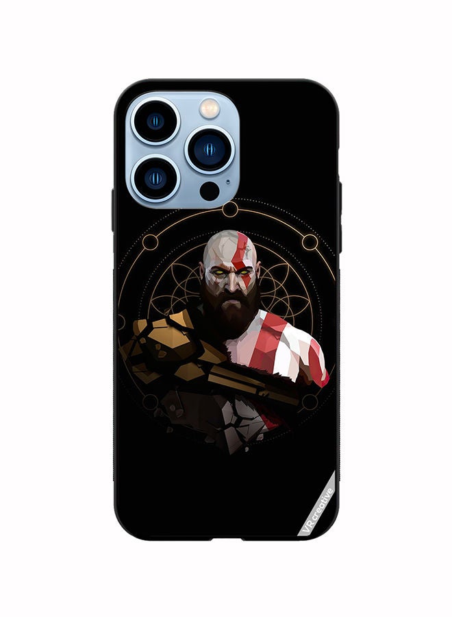 VR CREATIVE Protective Case Cover For Apple iPhone 13 Pro God Of War, Kratos Design Multicolour - Image 1