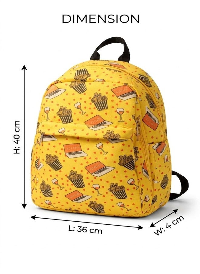 ENSAC Cute Unisex 10L Backpack Bag Plush Animal Cartoon Mini Travel Bag for Girls and Boys, Inside Organizer Pockets & Lightweight School Bag for Boys & Girls - Image 4
