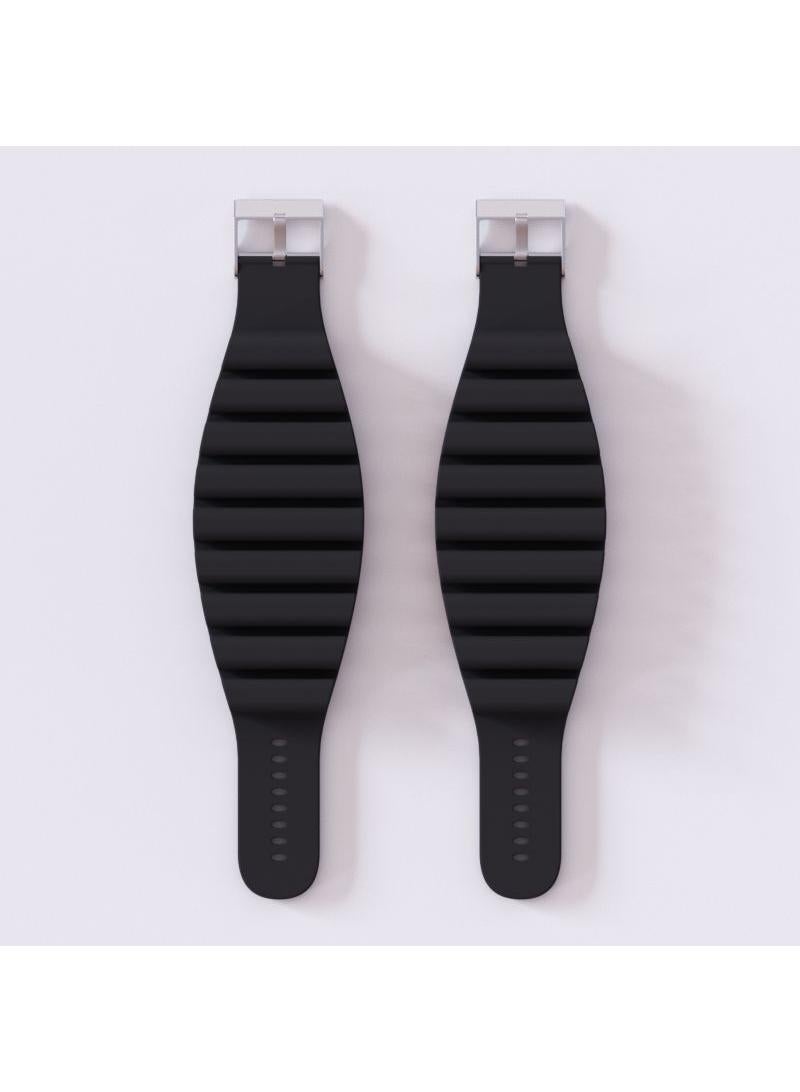 Generic A pair of silicone weight-bearing bracelets for outdoor sports, running training, weight gain, fitness bracelets, and foot rings  - Image 2