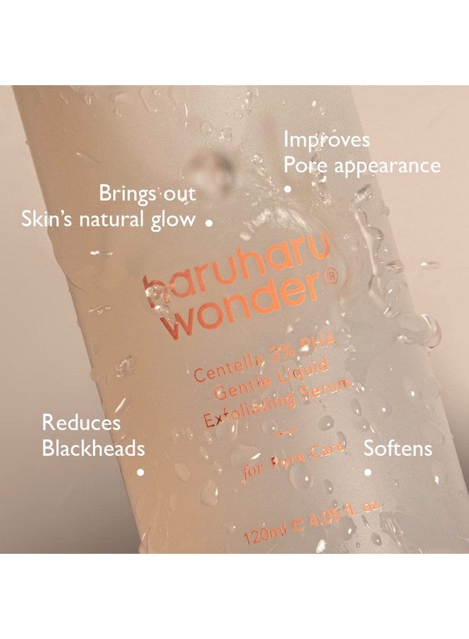 HARUHARU Aruharu Wonder Centella 3% Pha Gentle Liquid Exfoliating Serum 4.06 Fl Oz / 120Ml ; Hypoallergenic Pha Ingredients ; Vegan Crurelty Free Ewggreen - Image 5